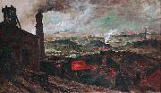 Constantin Meunier Mining Area oil painting artist